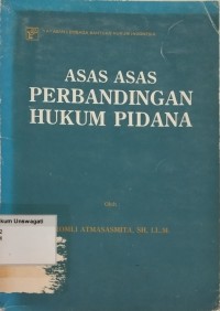 Image of Asas-Asas Perbandingan Hukum Pidana