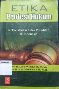 Image of etika profesi hukum