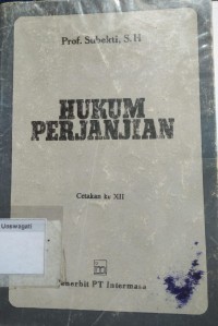 Image of hukum perjanjian catatan kw XII