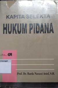 Image of kapita selekta hukum pidana