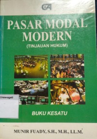 Image of pasar modal modern (tinjauan hukum)