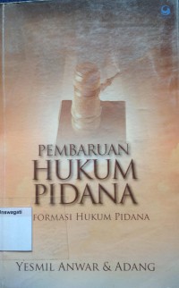 Image of pembaharuan hukum pidana
