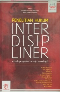 Image of Peneltian Hukum Interdisipliner
