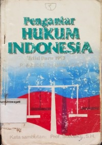 Image of pengantar hukum indonesia