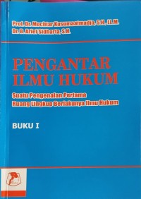 Image of Pengantar Ilmu Hukum