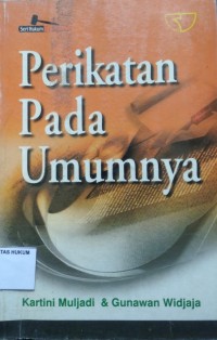 Image of Perikatan Pada Umumnya