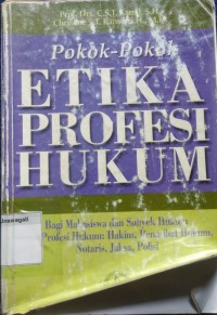 Image of pokok-pokok etika profesi hukum